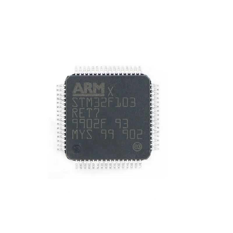 In Stock Microcontrollers IC MCU 32BIT 512KB FLASH 64LQFP integrated circuits ic chip STM32F103RET7