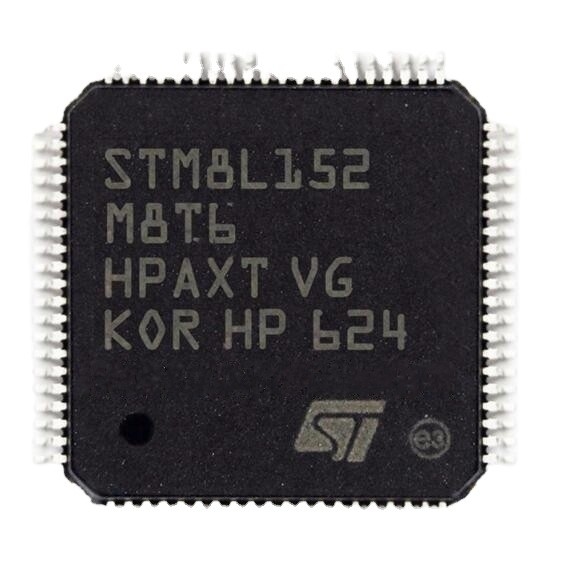 In Stock Microcontrollers and Processors IC MCU 8BIT 64KB FLASH 80LQFP integrated circuits ic chip STM8L152M8T6