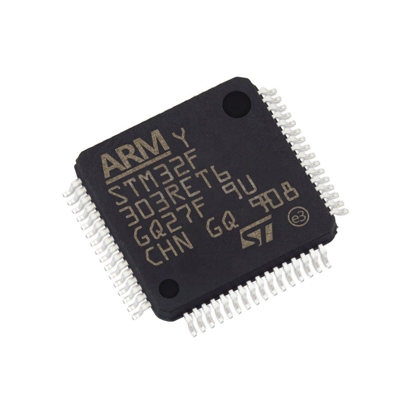 In Stock Microcontrollers IC MCU 32BIT 512KB FLASH 64LQFP integrated circuits ic chip STM32F303RET6