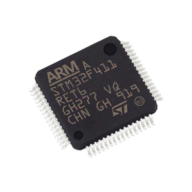 In Stock Microcontrollers IC MCU 32BIT 512KB FLASH 64LQFP integrated circuits ic chip STM32F411RET6