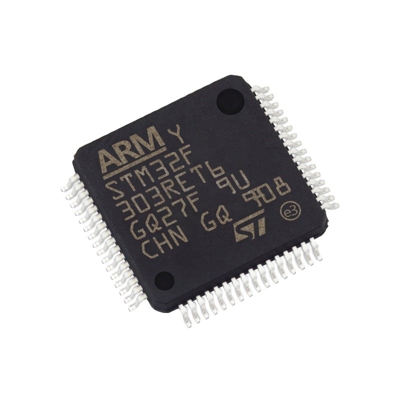 In Stock Microcontrollers IC MCU 32BIT 512KB FLASH 64LQFP integrated circuits ic chip STM32F303RET6