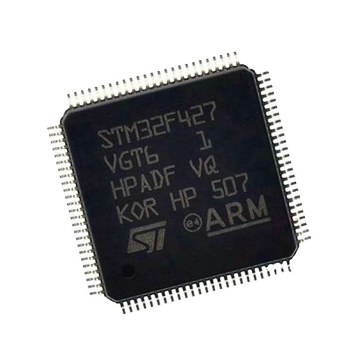 In Stock Original STM32F427VGT6 32-Bit STM32f ARM Cortex M4 RISC 512kB Flash 100-Pin LQFP Microcontroller IC MCU Chip