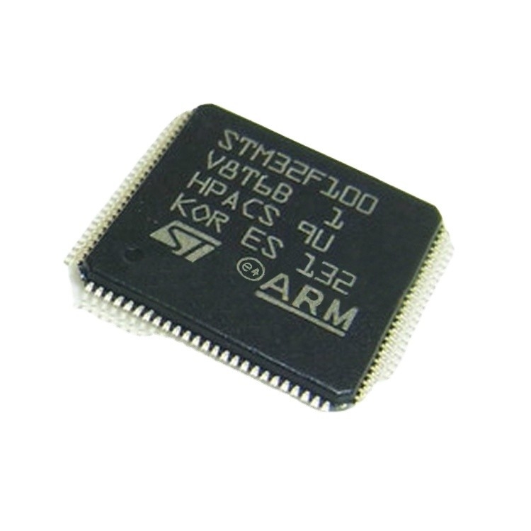 In Stock Microcontrollers IC MCU 32BIT 64KB FLASH 100LQFP integrated circuits ic chip STM32F100V8T6B