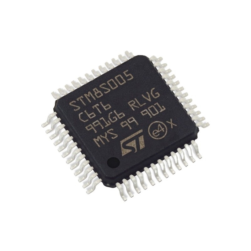 In Stock Microcontrollers MCU 8-bit STM8S STM8 CISC 32KB Flash 3.3V/5V 48-Pin LQFP Electronic component STM8S005C6T6