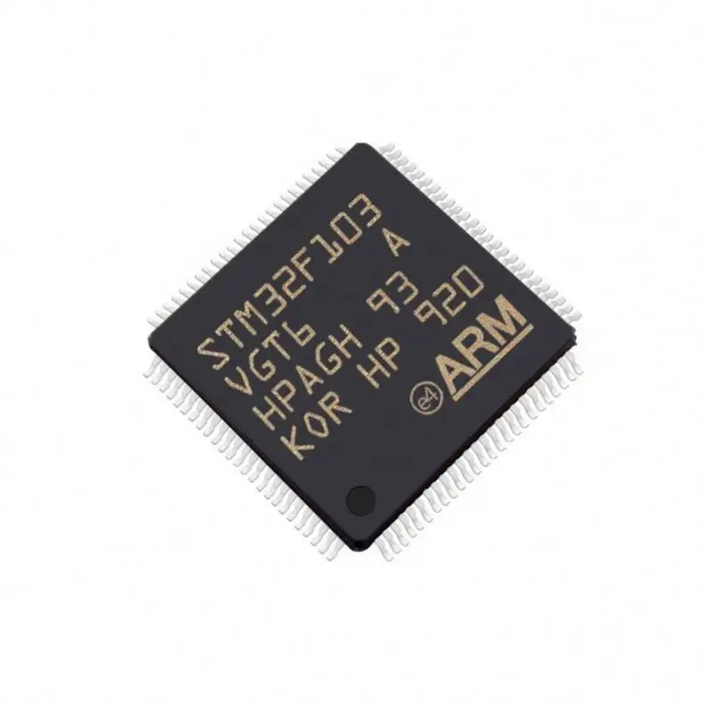 In Stock Microcontrollers IC MCU 32BIT 1MB FLASH 100LQFP Electronic componants Integrated circuits STM32F103VGT6