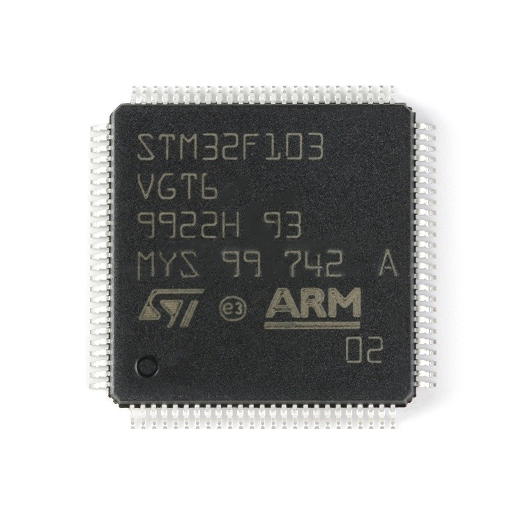 In Stock Microcontrollers IC MCU 32BIT 1MB FLASH 100LQFP Electronic componants Integrated circuits STM32F103VGT6