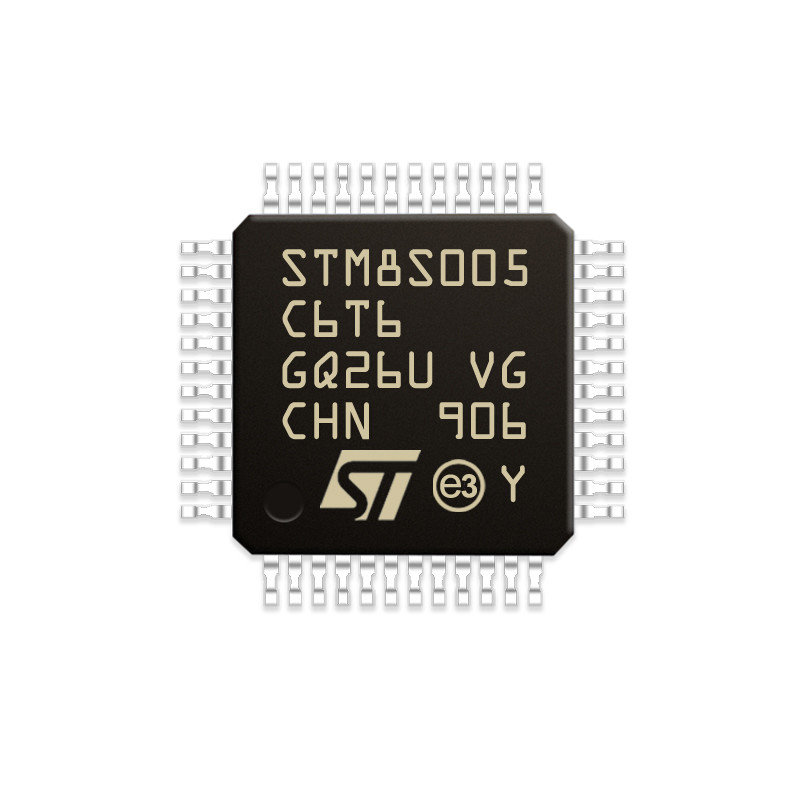 Chuangyunxinyuan STM8S005C6T6 MCU 8-Bit 16MHz 32KB FLASH 48-LQFP STM Series Microcontroller IC STM8S005C6T6