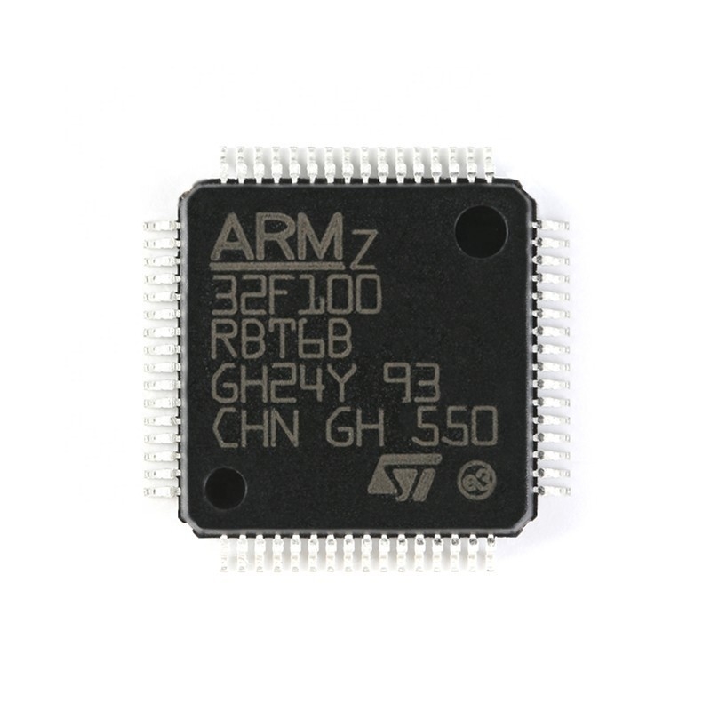 Chuangyunxinyuan New And Original IC MCU 32BIT 128KB FLASH Component Electronics 64LQFP STM32F100RBT6B