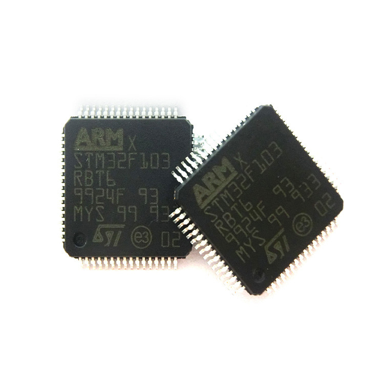 STM32F103RBT6 Mcu 32-bit Stm32f1 Arm M3 Risc 128kb Flash 2.5v/3.3v 64-pin Lqfp Ic