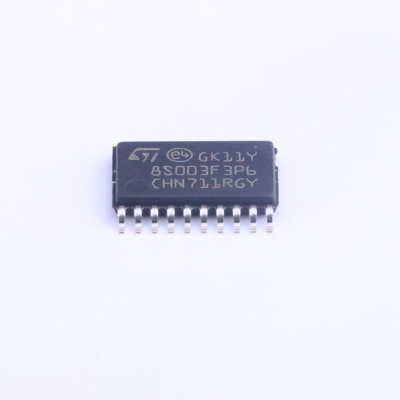 MCU 8-bit STM8S STM8 CISC 8KB Flash 3.3V/5V 20-Pin TSSOP T/R - Tape And Reel STM8S003F3P6 IC CHIP