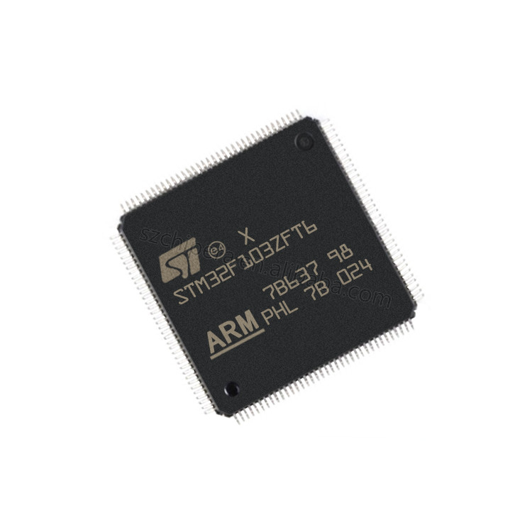 New And Original IC CHIP STM32F103 Cortex M3 32bit CPU 72MHz Program Memory 768KB 144 LQFP STM32F103ZFT6